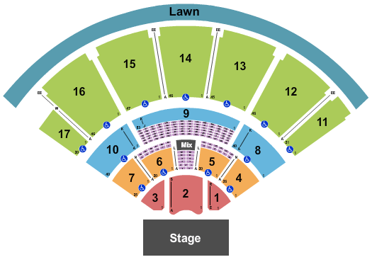 The MidFlorida Credit Union Amphitheatre Pitbull Seating Chart
